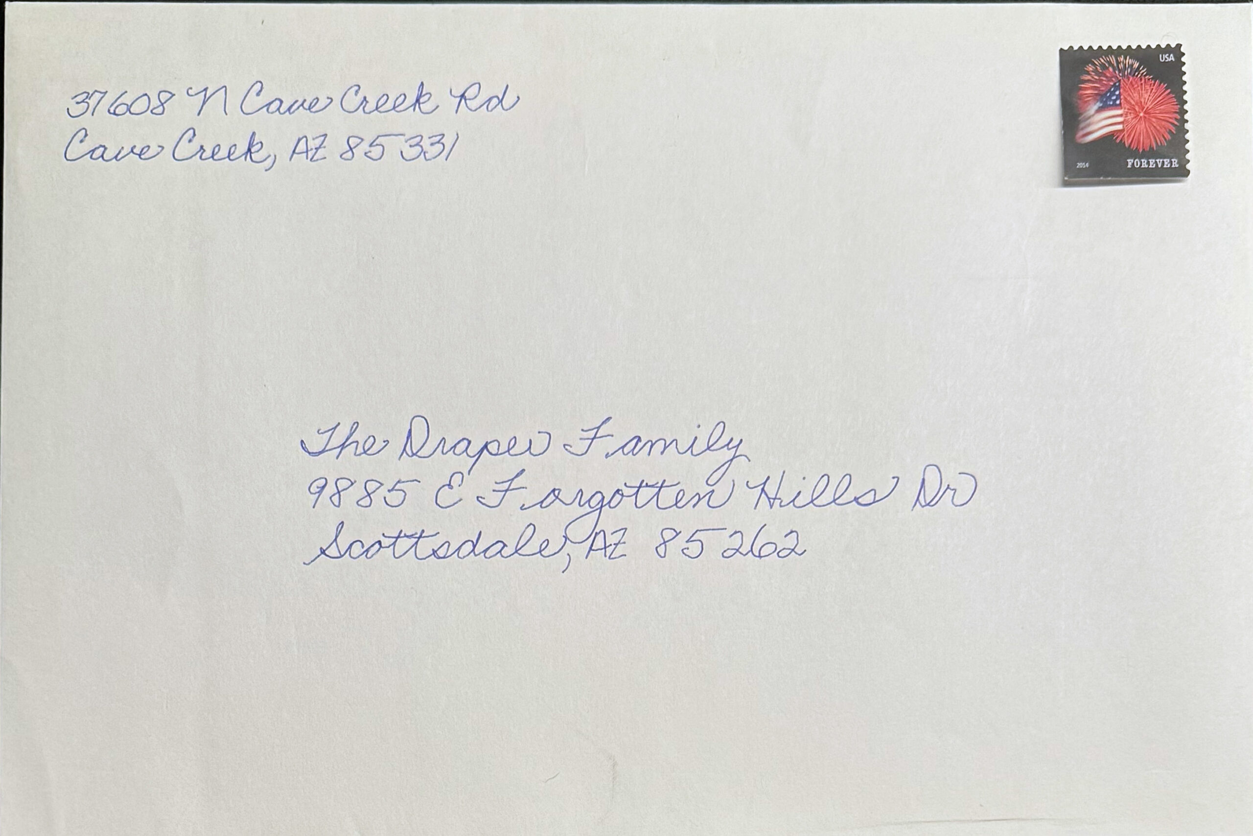 Desert envelope